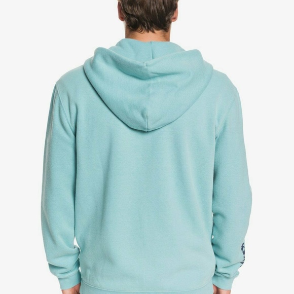 Quicksilver Sweet As Slab Full-Zip Hoodie Tiffany Surfer California - Picture 3 of 3